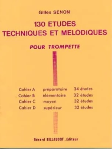 130 Études techniques et mélodiques. Volume B : 32 études Visual